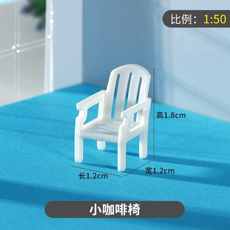 1/50 Cinema Chairs Model Mini Furniture Scene Props Model Accessories