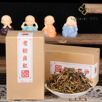 80g Black Tea Yunnan Dianhong Gongfu 2026 Old Tree Curved Red Spring Tea