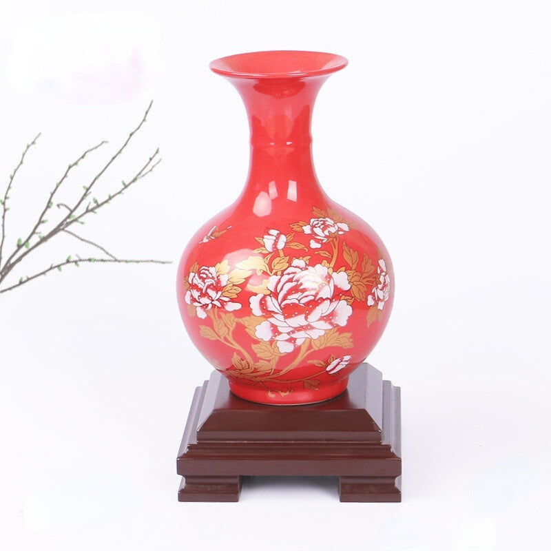 Square Wood Carving Base Display Stand for Vase Mineral Statue Flowerpot