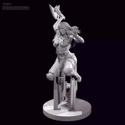 1/24 resin figure model Fantasy Impact Goddess 3D Printing unassembled unpainted