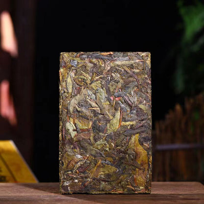 250g Raw Puerh Tea Brick Mansongjinzhuan Pu-erh Shengcha Organic Pu'er Green Tea