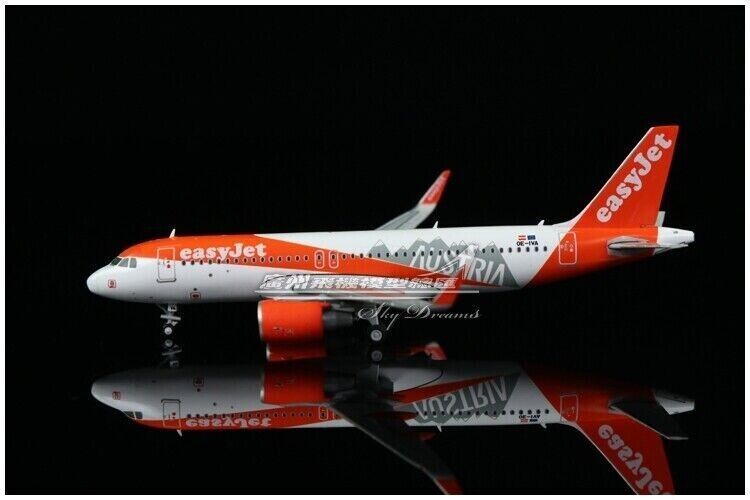 1:400 JC Wings EasyJet AIRBUS A320 Passenger Airplane Diecast Aircraft Model