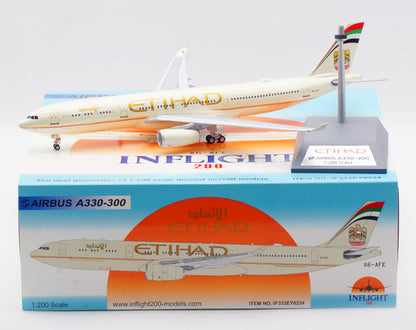 1:200 32CM InFlight ETIHAD AIRBUS A330-300 Airplane Diecast Plane Aircraft Model