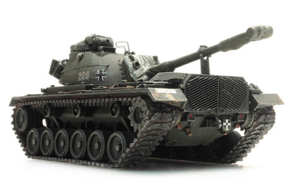 ARTITEC BRD M48 A2 Yellow olive rail transport BW 1/87 FINISHED MODEL TANK