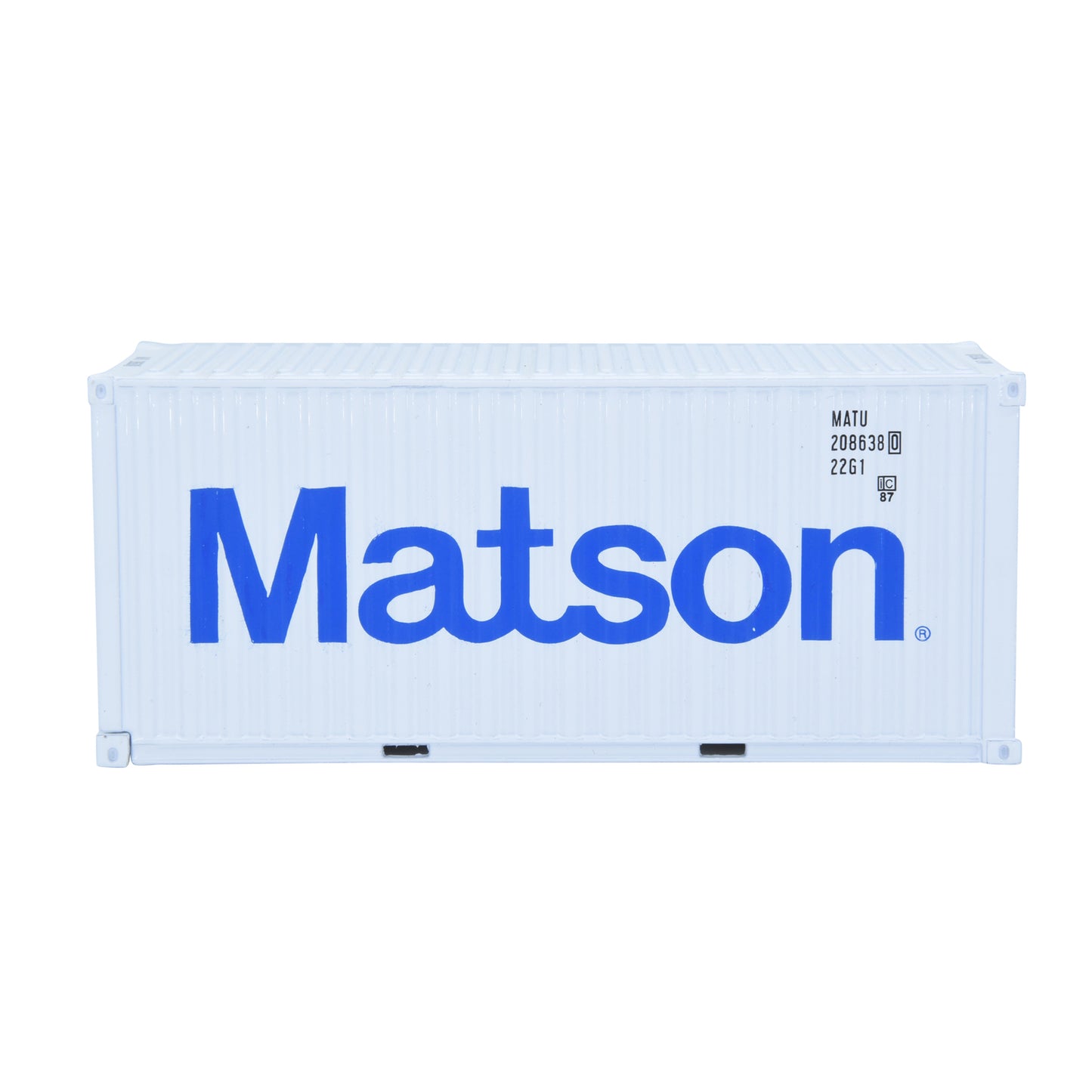 1:50 Matson 20GP Metal Shipping Container Model Toy Home Office Decor Gift