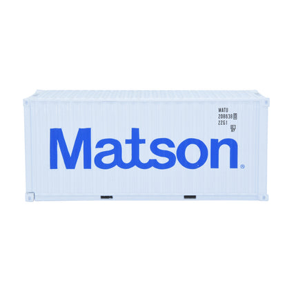 1:50 Matson 20GP Metal Shipping Container Model Toy Home Office Decor Gift