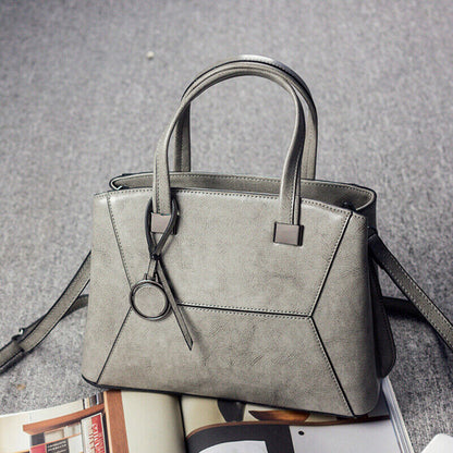 Genuine Leather Women's Classic Handbag Crossbody Shoulder Bag Satchel Tote Bag