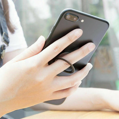 Ultra Thin Stand Magnetic Phone Mount Finger Ring Holder For Cell PhoneTablet G