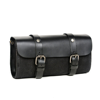 Motorcycle Bags Oiled Wax Canvas Leather Waterproof Bicycle Bag Diagonal Bags
