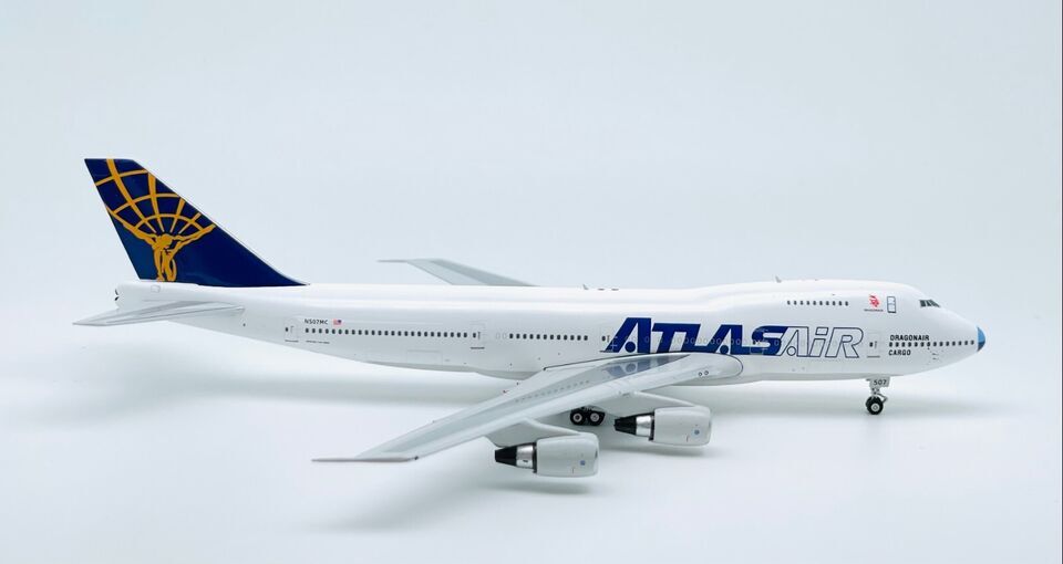 1:400 Phoenix Atlas Air BOEING 747-200 Passenger Airplane Diecast Aircraft Model