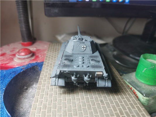 3D Printed 1/72 Germany E50 Plan Tank Model Finished Product
