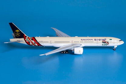 1:400 JC Wings SAUDI BOEING 777-300ER Airplane Flap Down Diecast Aircraft Model
