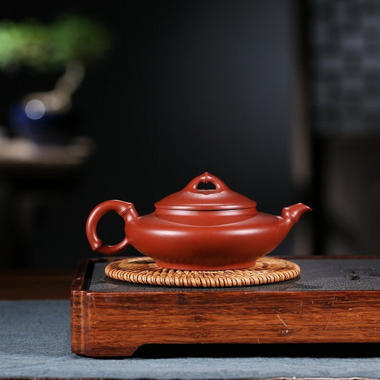 Yixing Purple Clay Pot 260ml Plum Blossom 7 Hole Handmade Teapot Household