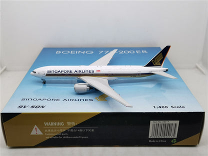 1:400 Phoenix SINGAPORE AIRLINES B777-200ER Airplane Diecast Aircraft Model