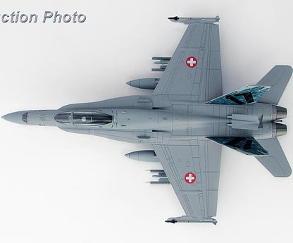 1:72 HM F/A-18C Honet Swiss Air Force J-5017 Fighter Diecast Aircraft Model