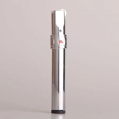 NEW Flint Wheel Lighter Windproof Butane Gas Jet Metal Creative Stick Lighters,