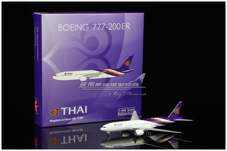 1:400 Phoenix THAI BOEING 777-200ER Passenger Airplane Diecast Aircraft Model