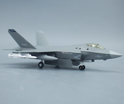 1:100 Terebo J-35 Fighter Carrier-based Aircraft Diecast Military Airplane Model