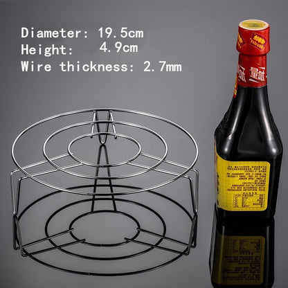 Cookware Steamers Thick Stainless Steel Food Kitchen Rack Insert Steaming Stands