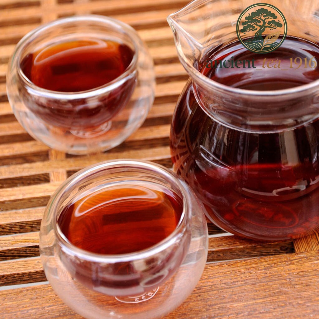 Pu-erh Puer Puerh Tea 200g 2006-2008 Chinese Yunnan Aged Lucky Dragon Ripe Cake