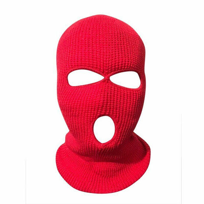 Knitted Face Mask Cover Winter Balaclava Full Face Outdoor Sports Balaclava Hat