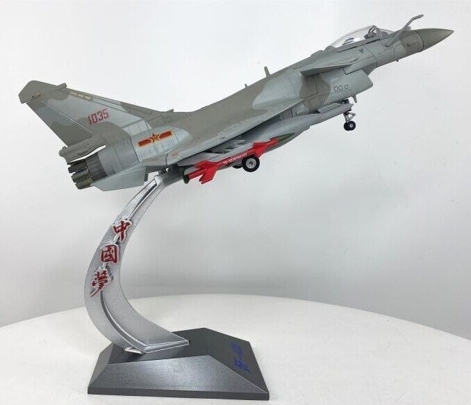 1:48 39CM China Air Force J-10B Fighter Airplane Diecast Military Aircraft Model