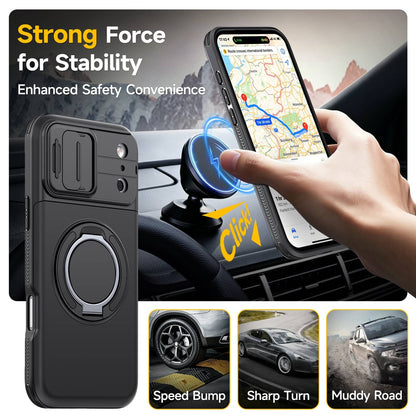 For iPhone 17 16 15 14 13 12 Pro Max 11 Case Wallet Card Holder Kickstand Rugged