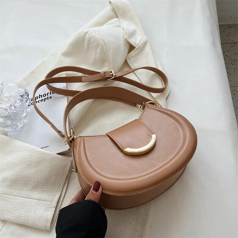 Shoulder Side Bags Women Leather Small Underarm Crossbody Handbags Purses
