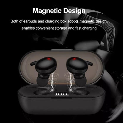 Y30-Pro Mini Bluetooth 5.0 Wireless Headset TWS Earphones LED Stereo Headphones
