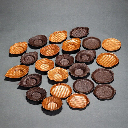Hand-Woven Bamboo Tea Coasters|Tea Accessories