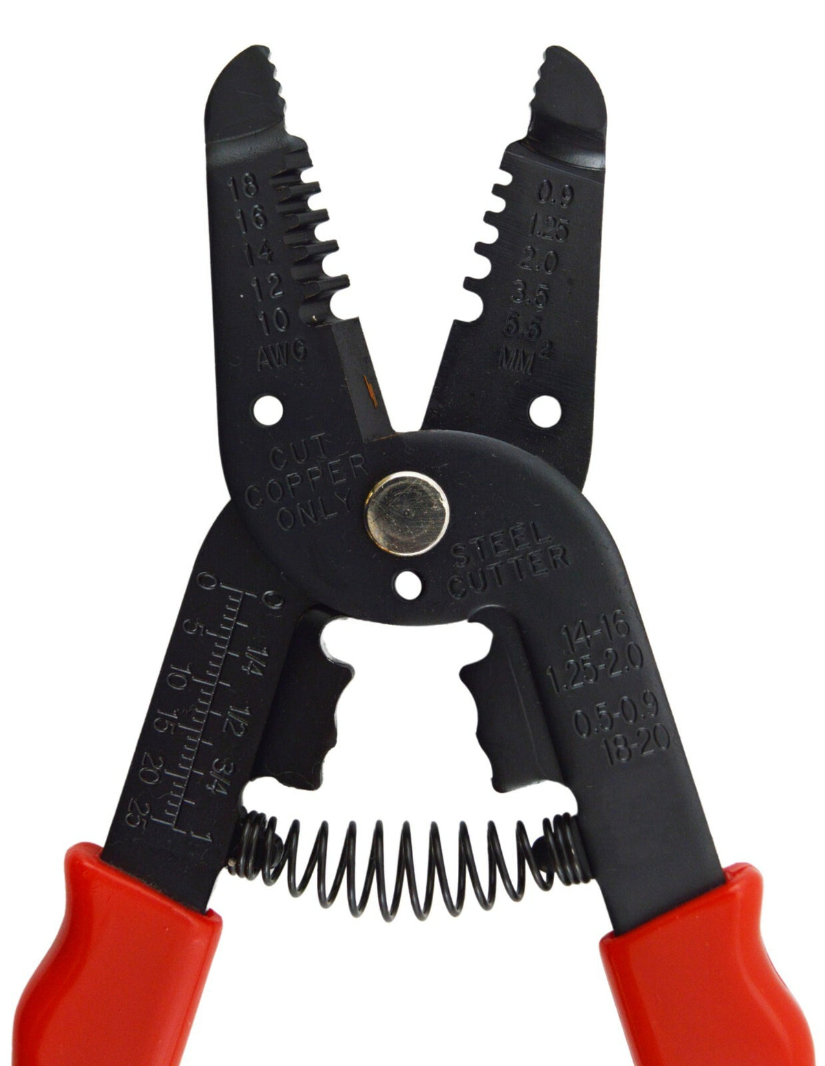 7-in-1 Hand Tool for 10-18 AWG Wire - Stripper, Cutter, Pliers, Wire Loop, Crimp