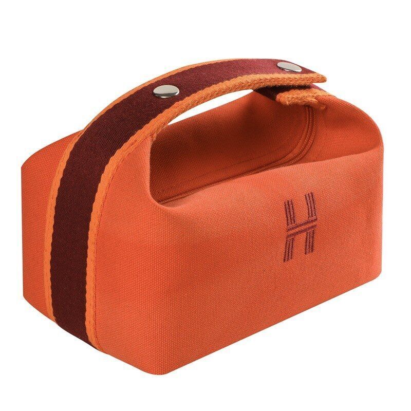 Waterproof Canvas Makeup Pouch Cosmetic Bag Makeup Organizer Bag Travel Cosmetic