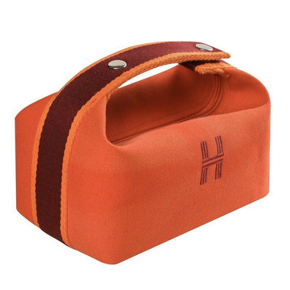 Waterproof Canvas Makeup Pouch Cosmetic Bag Makeup Organizer Bag Travel Cosmetic