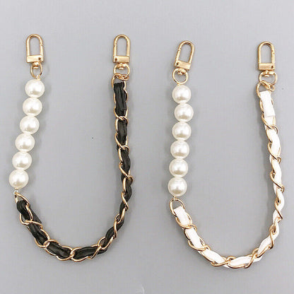 Imitation Pearl Chain Bag Chain Purse Belt Short Mobile Phone Lanyard Bag Handle