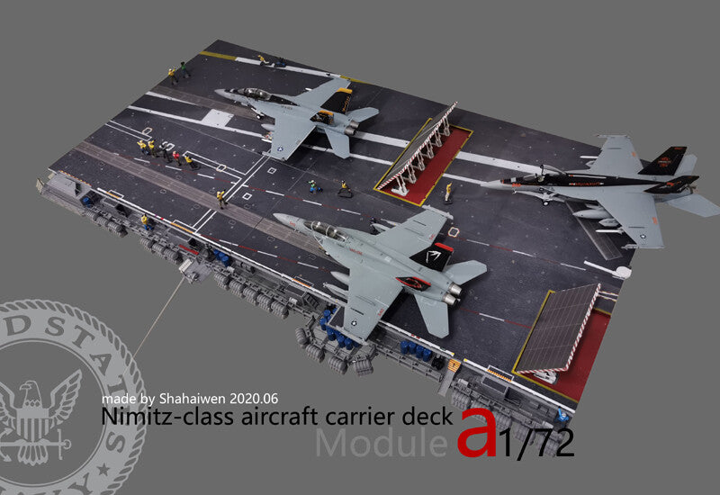 1/72 Scale Nimitz Aircraft Carrier Deck Model Aircraft Carrier Deck Model Toy