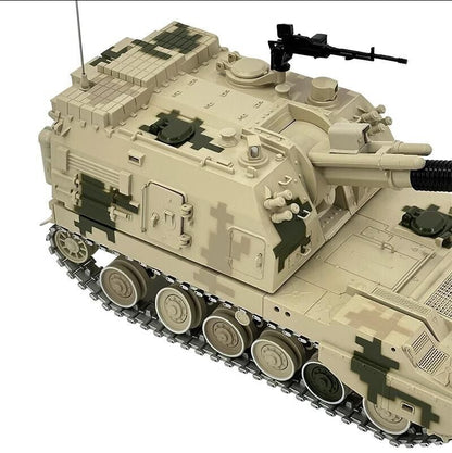 1:32 35CM PLZ-05 155MM Self-propelled Howitzer Diecast Military Army Armor Model