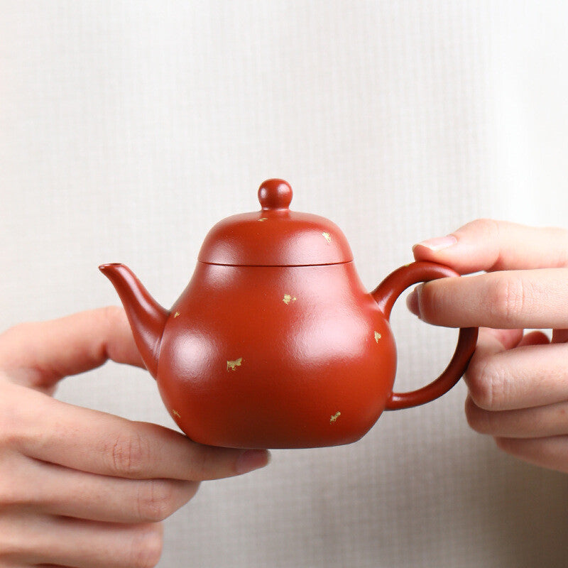 Authentic Yixing Zisha Zhu Clay Tea Pot Marked Small Kungfu Pot Chinese Teapots