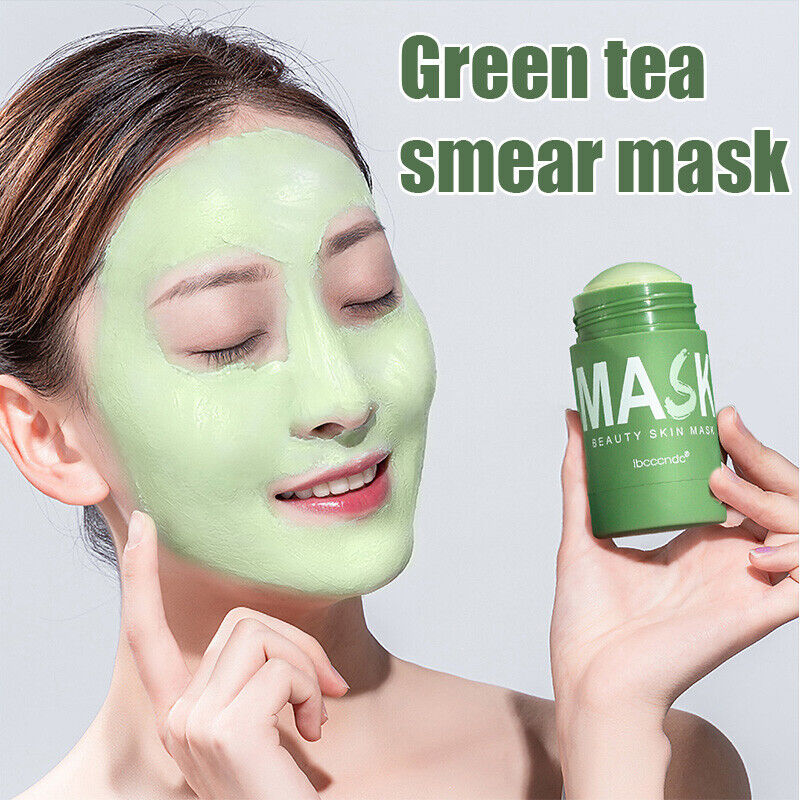 Green Tea Purifying Clay Stick Mask Deep cleansing Oil control Smear Mask New