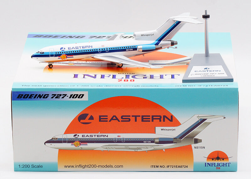 1:200 InFlight EASTERN BOEING 727-100 Airplane Plane Diecast Aircraft Model