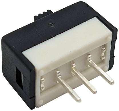 Mini SPDT Slide Switch with PC Leads on 0.1" Center - Ideal for Breadboards
