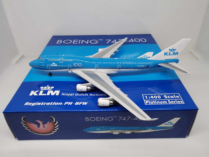 1:400 Phoenix KLM BOEING B747-400ER Airplane Diecast Aircraft Plane Model