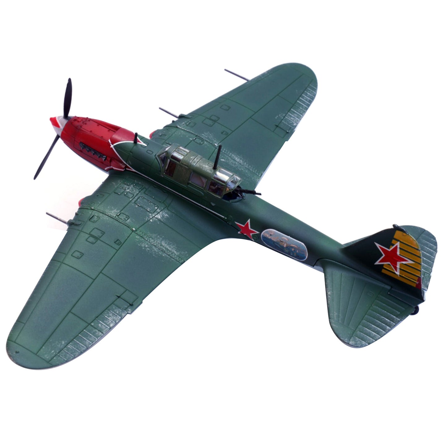 1/72 WWII Soviet Ilyushin IL-2 Shturmovik Attack Aircraft Finished Alloy Model