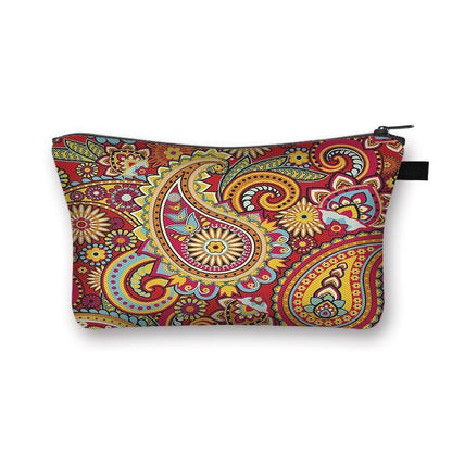 Bohemian Print Cosmetic Bag Fashion Travel Lipstick Toiletry Bag Shopping Purse