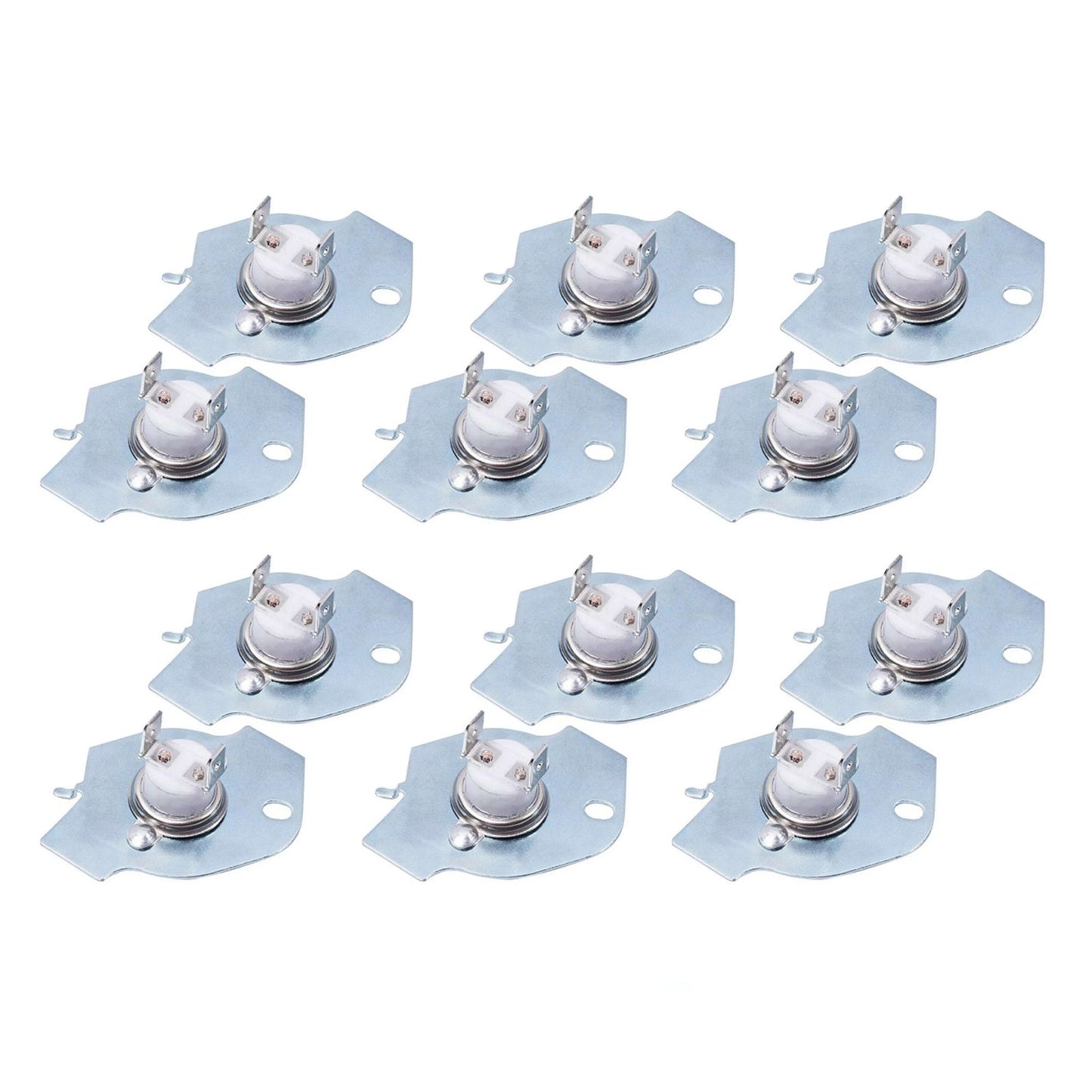 12pcs Thermal Fuse Replacement For Whirlpool For Kenmore Dryers AH334299 Parts