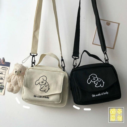 Bags Ladies Canvas Printed Cute Envelope Bag Student Shoulder Bag Evening Purse
