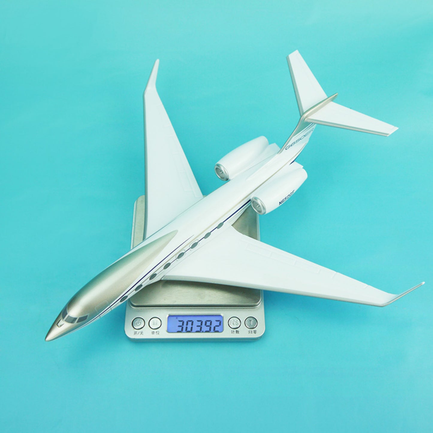 1:100 Gulfstream G650ER Private Jet Model Business Jet Gift Box 32cm/13inches