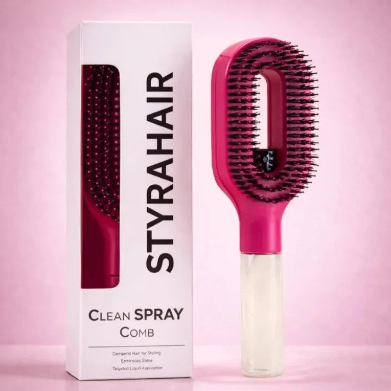 2-in-1 Detangling Spray Comb, Styling Comb, Anti-Frizz Spray Comb