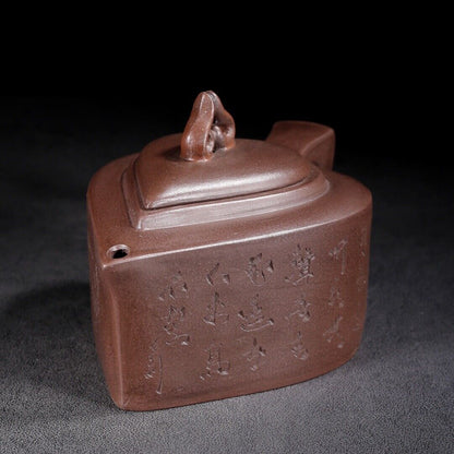 Vintage Chinese Yixing Purple Clay Teapot Zisha Ceremony Exquisite Gift Teaware