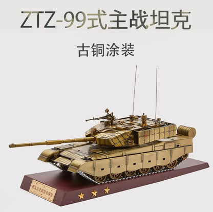 1:24 43CM China Army New Type 99 Main Battle Tanks Diecast Military Armor Model