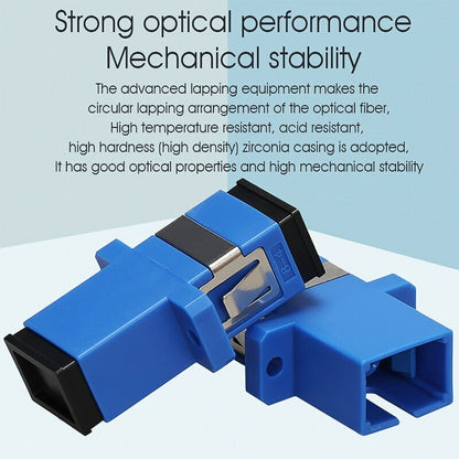 SC UPC Simplex Mode Fiber Optic Adapter SC UPC Optic Fiber Coupler SC Flange